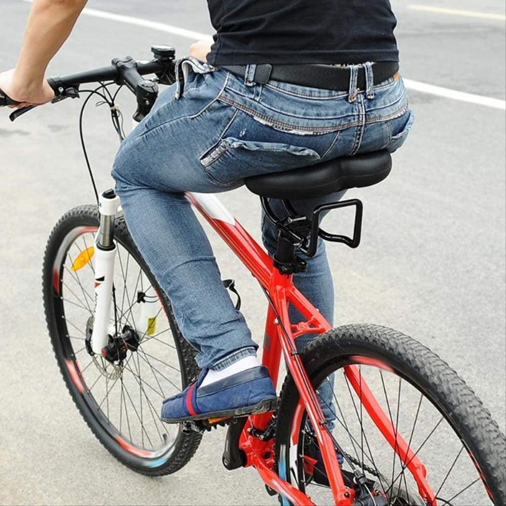 Extra Large Shock Absorption Bicycle Bike Comfort Cycling Saddle Seat Cushion